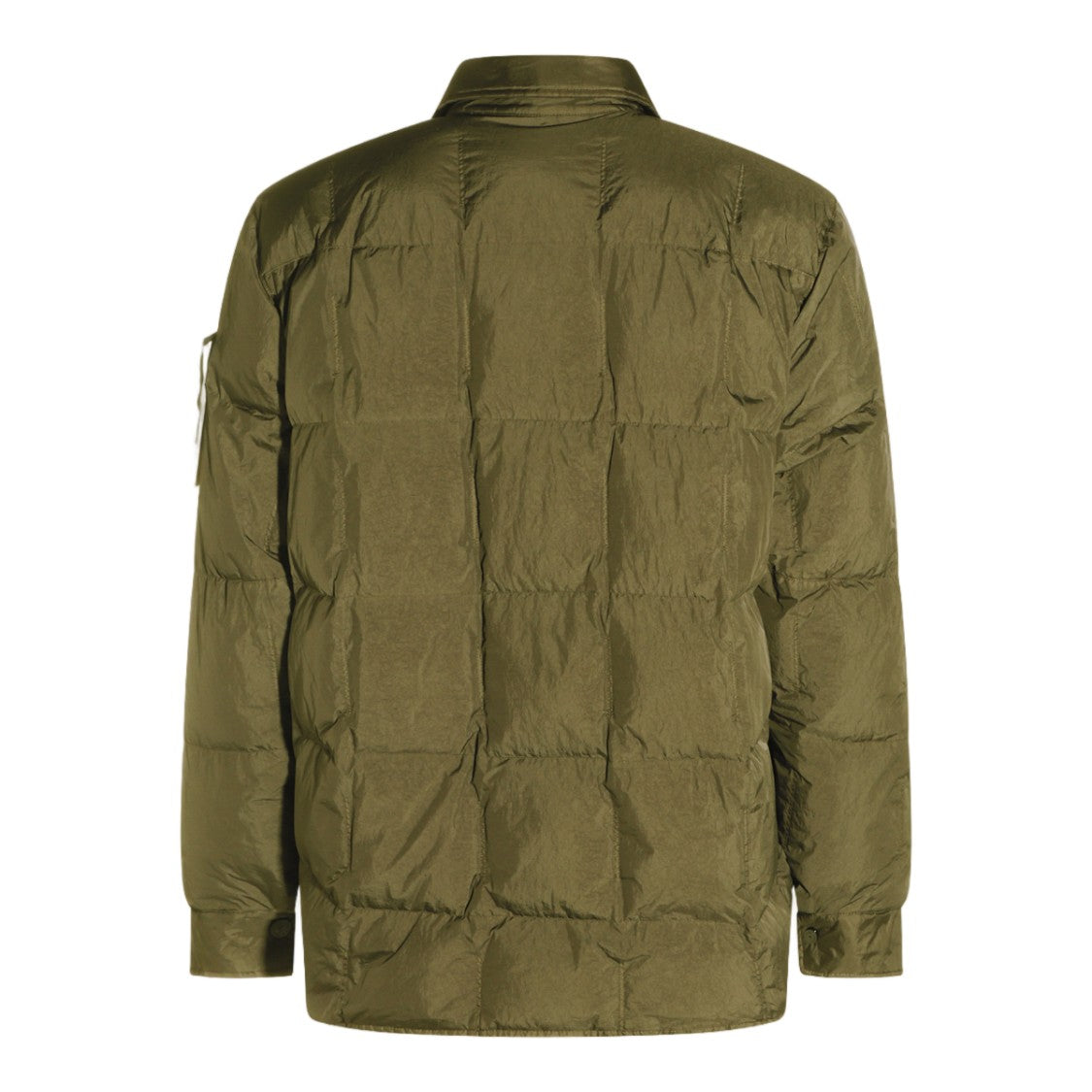 Stone Island Quilted Jacket With Classic Collar