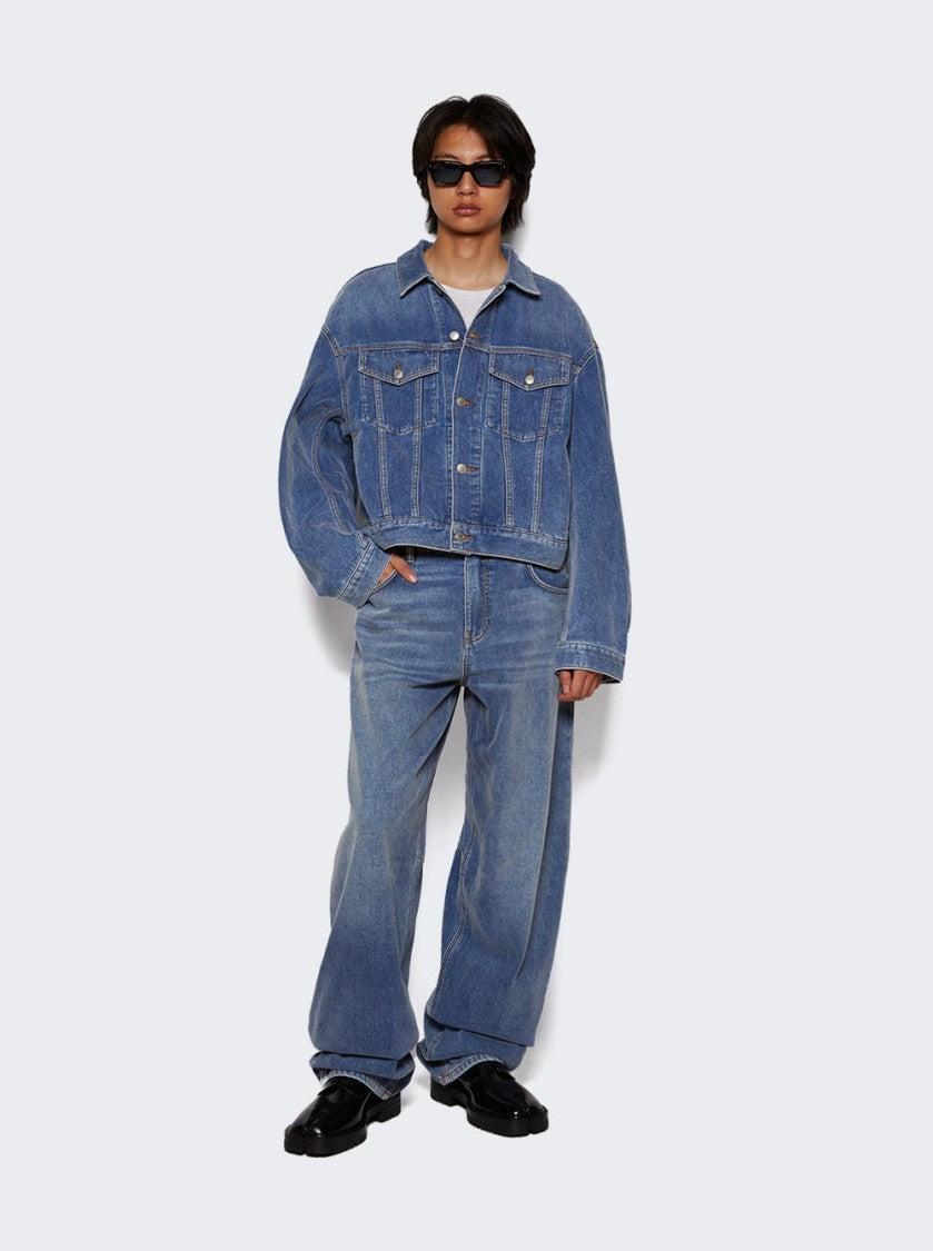 Alexander Wang Brushed Denim Jean Washed Light Blue