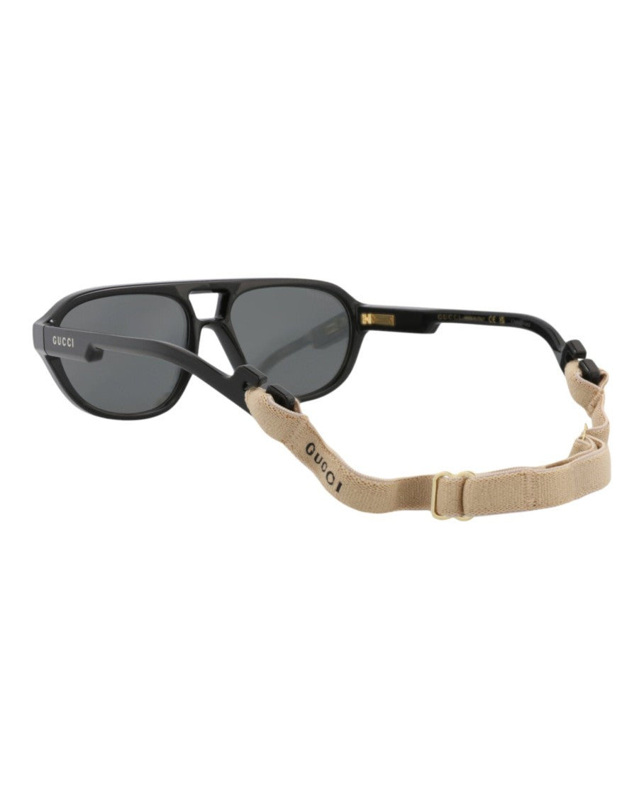 Gucci Aviator-Frame Injection Sunglasses