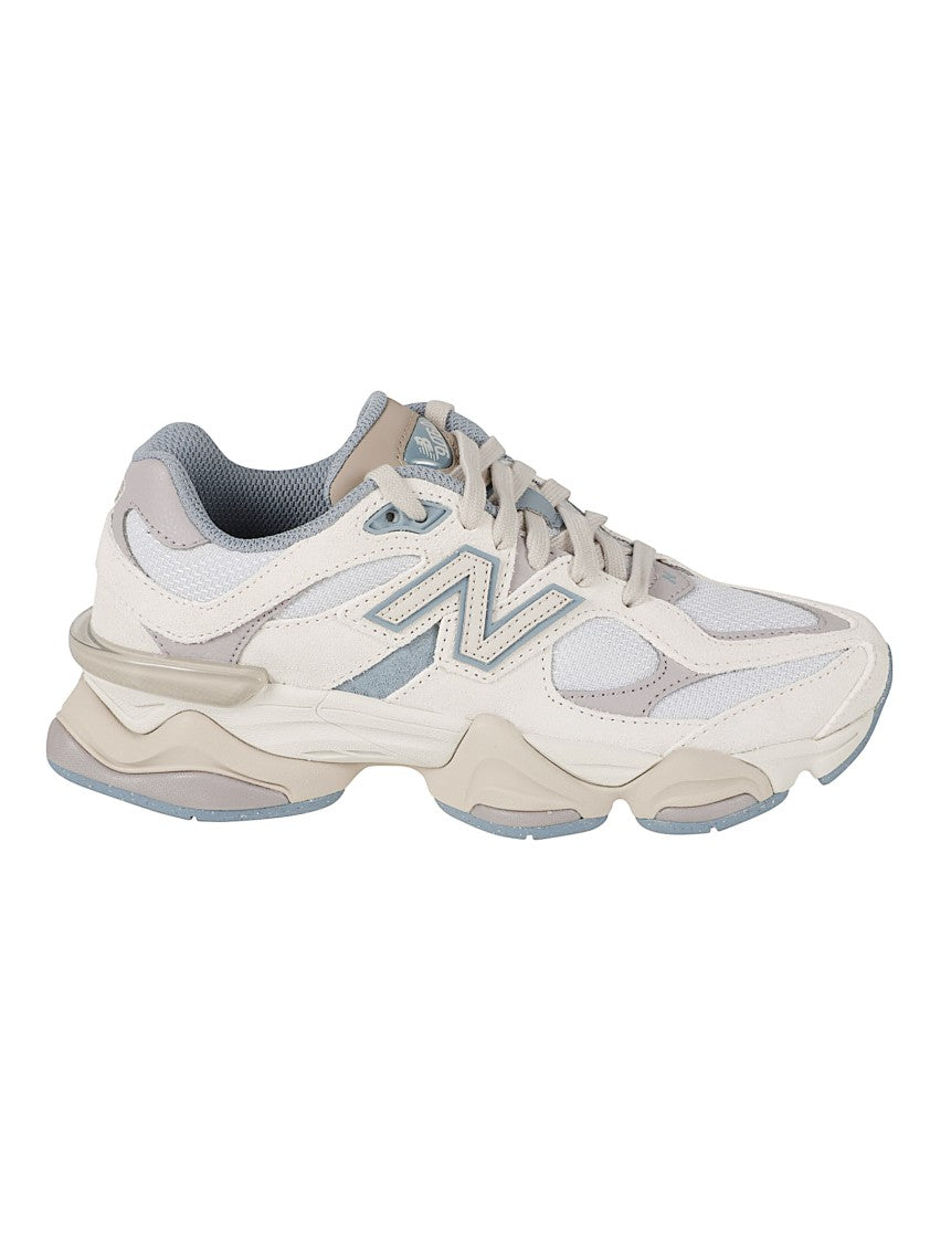 New Balance Layered Suede And Mesh Sneakers With Chunky Sole