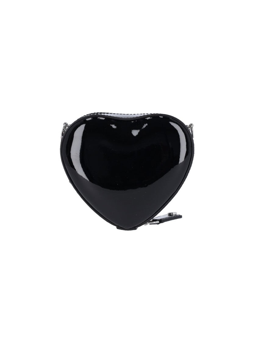 Vivienne Westwood "Louise Heart" Mini Bag – Black