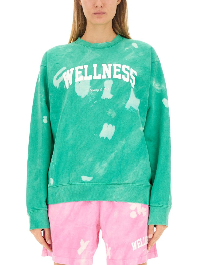 Sporty And Rich Relaxed Fit Tie-Dye Sweatshirt