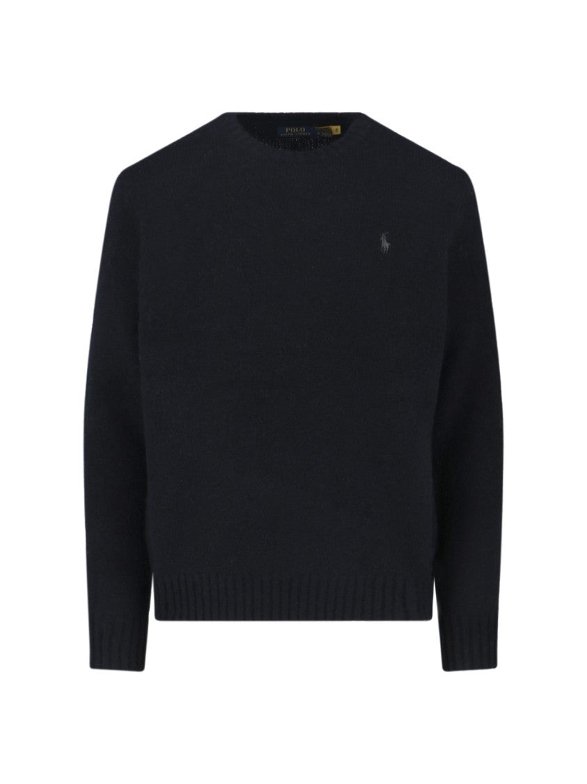 Polo Ralph Lauren Logo Sweater – Black