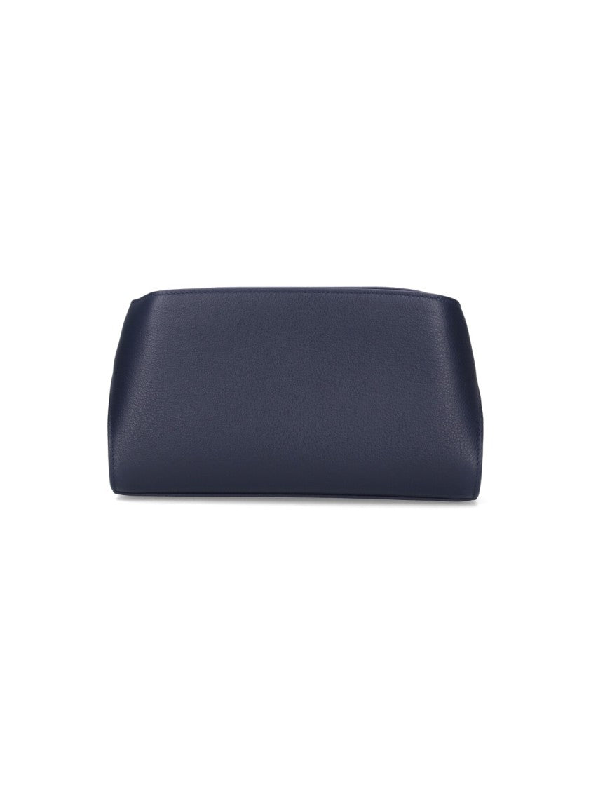 Ferragamo Blue Hug Calf Leather Mini Bag