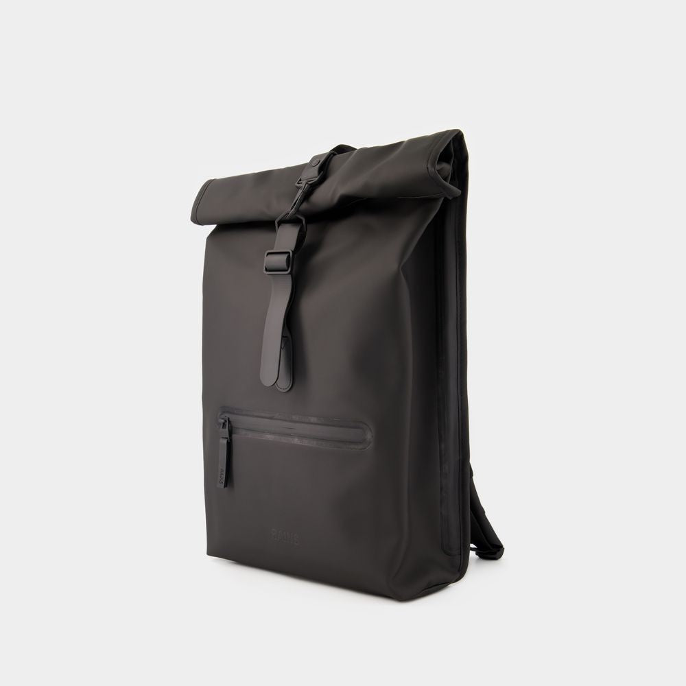 Rains Rolltop Rucksack Backpack - Synthetic - Black
