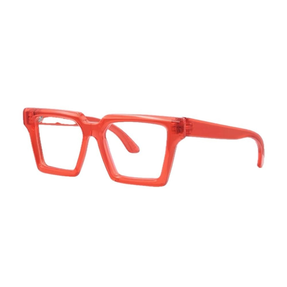 Panetti Eyewear Krystal Flash Transparent Red Acrylic Sunglasses