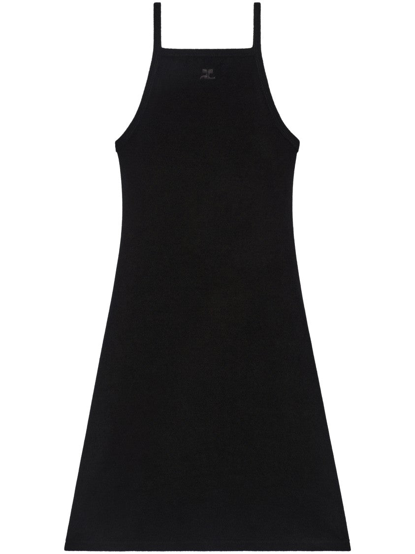 Courrèges Spongy Heritage Mini Dress With Flared Silhouette