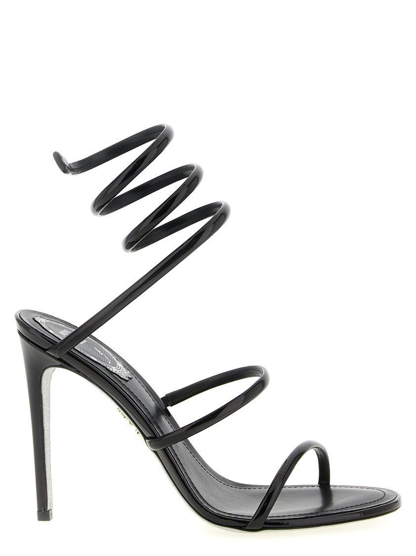 René Caovilla Cleo Metallic' Sandals