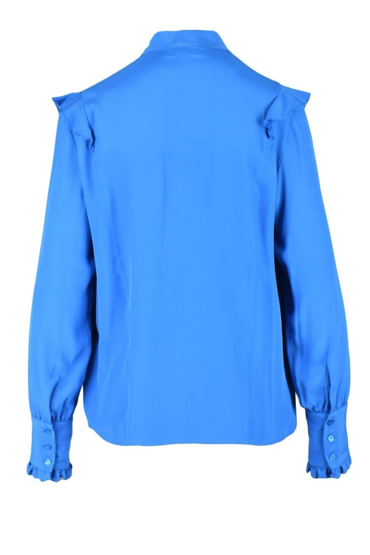 Dondup Fluid Royal Blue Blouse