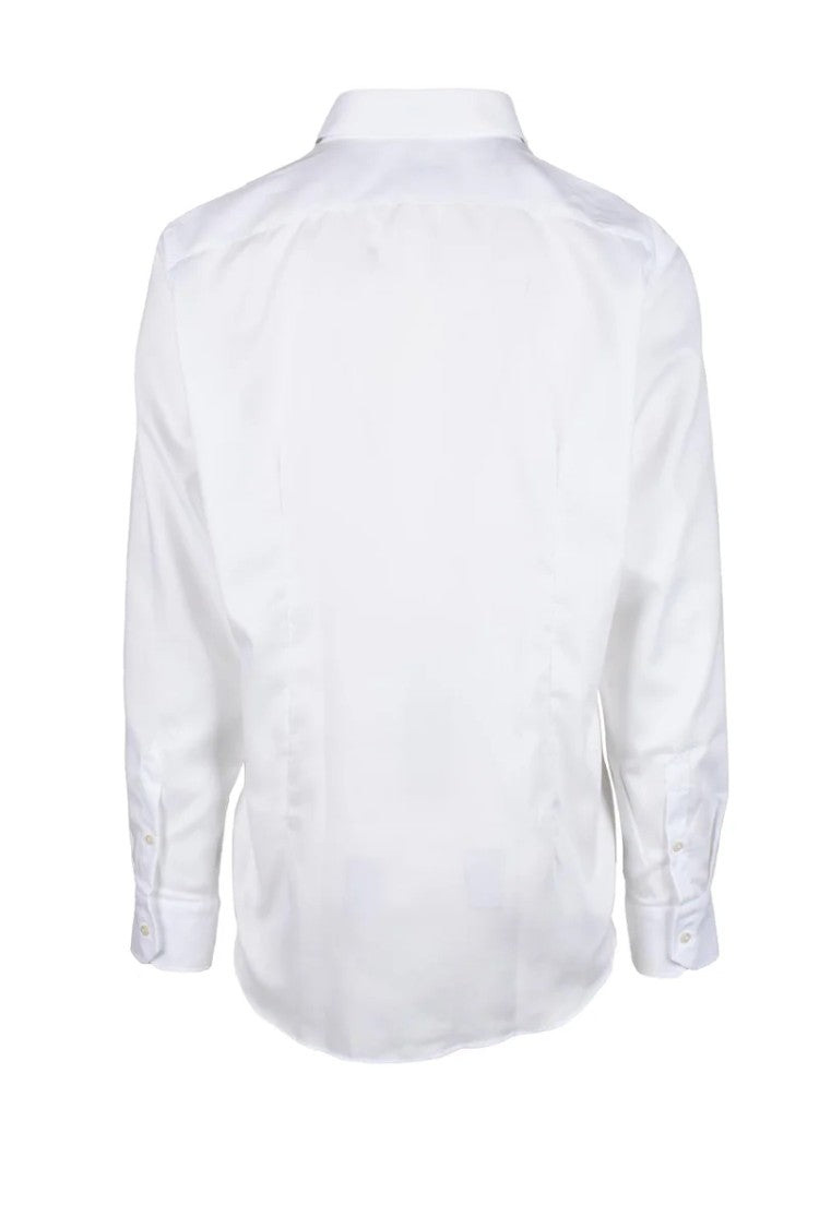 Himon's White Timeless Cotton Shirt