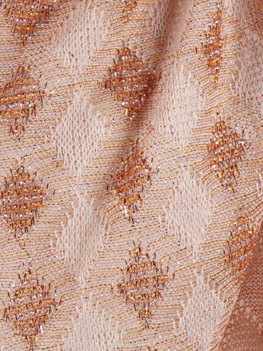Forte Forte Diamond Jersey Pattern Spaghetti Tank Top