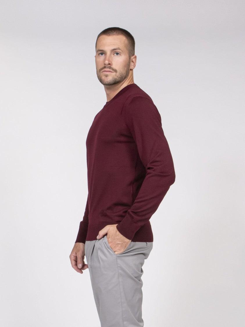 Dolce & Gabbana Maglia Girocollo Ribbed Crewneck Long-Sleeve Sweater