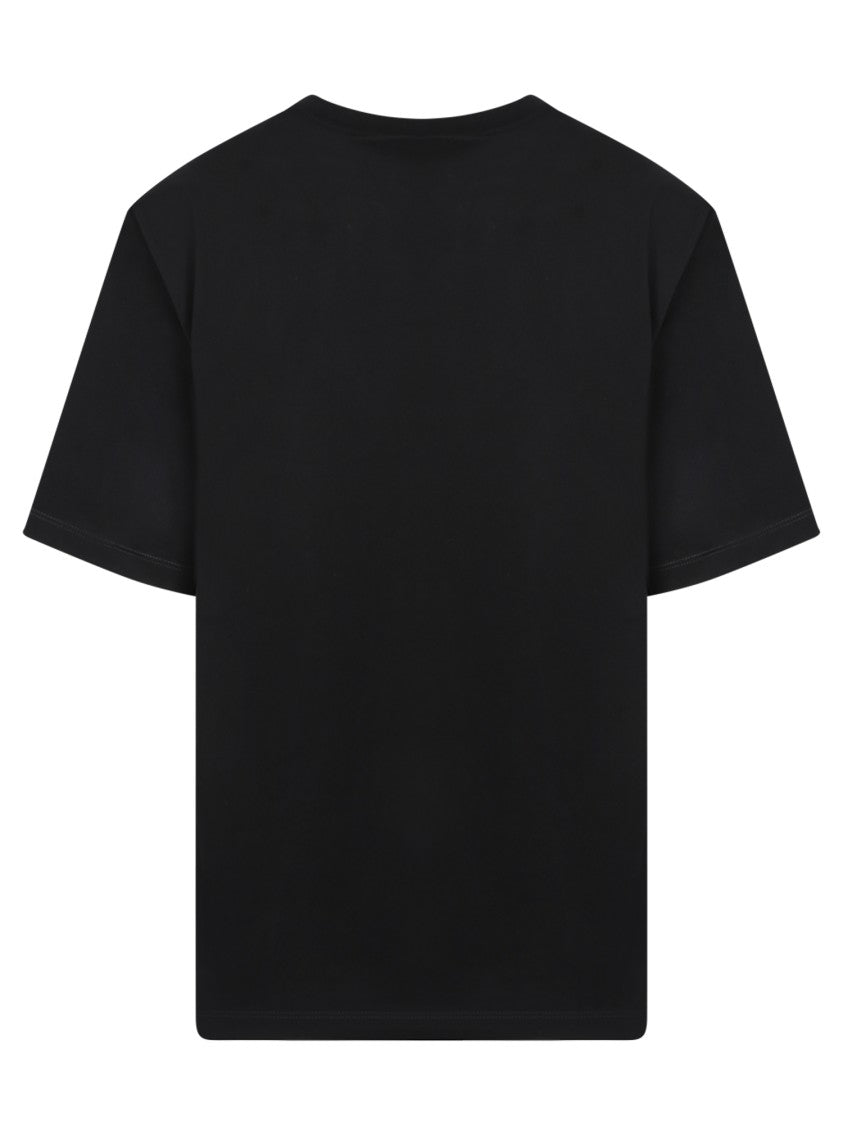 Dsquared2 Contemporary Black T-Shirt With Sparkling Logo