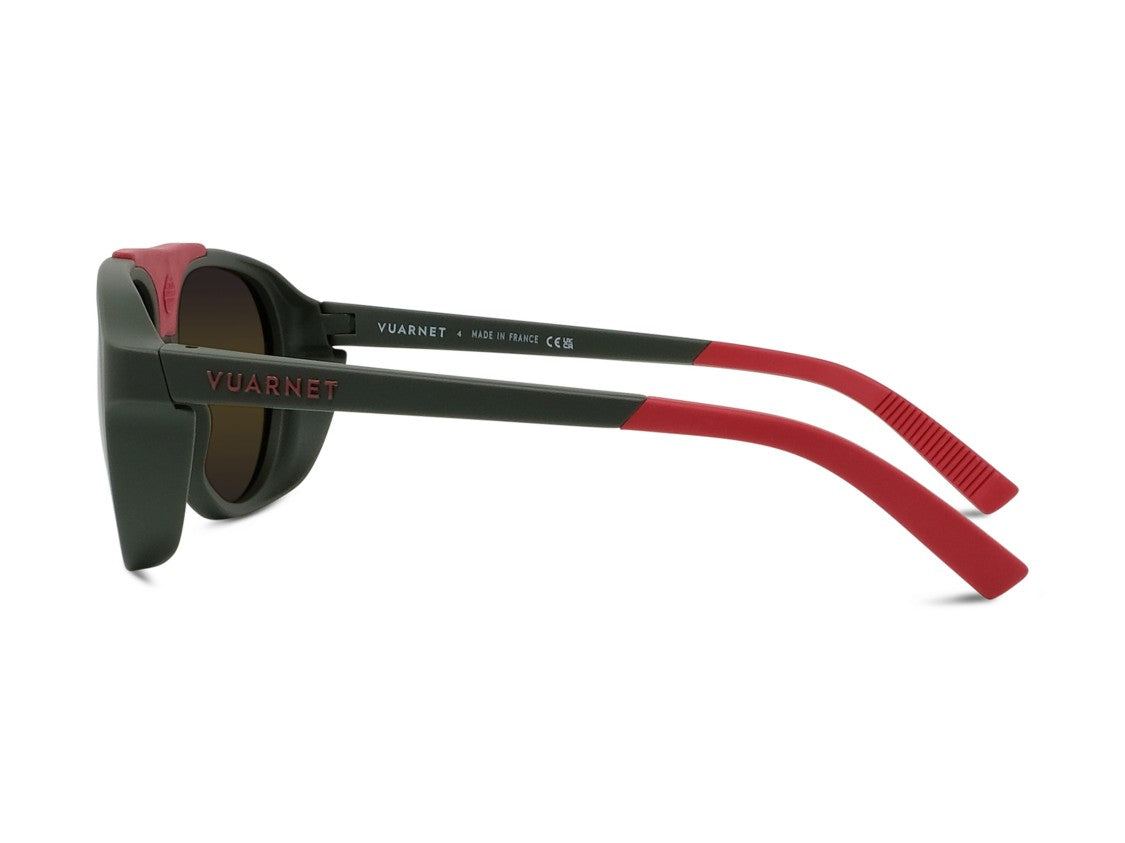 Vuarnet Matte Black Vu40054u Aviator Sunglasses