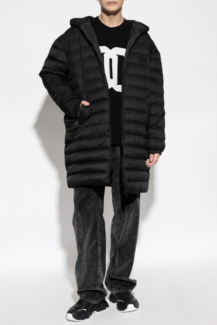 Dolce & Gabbana Knee-Length Down Coat With Hood