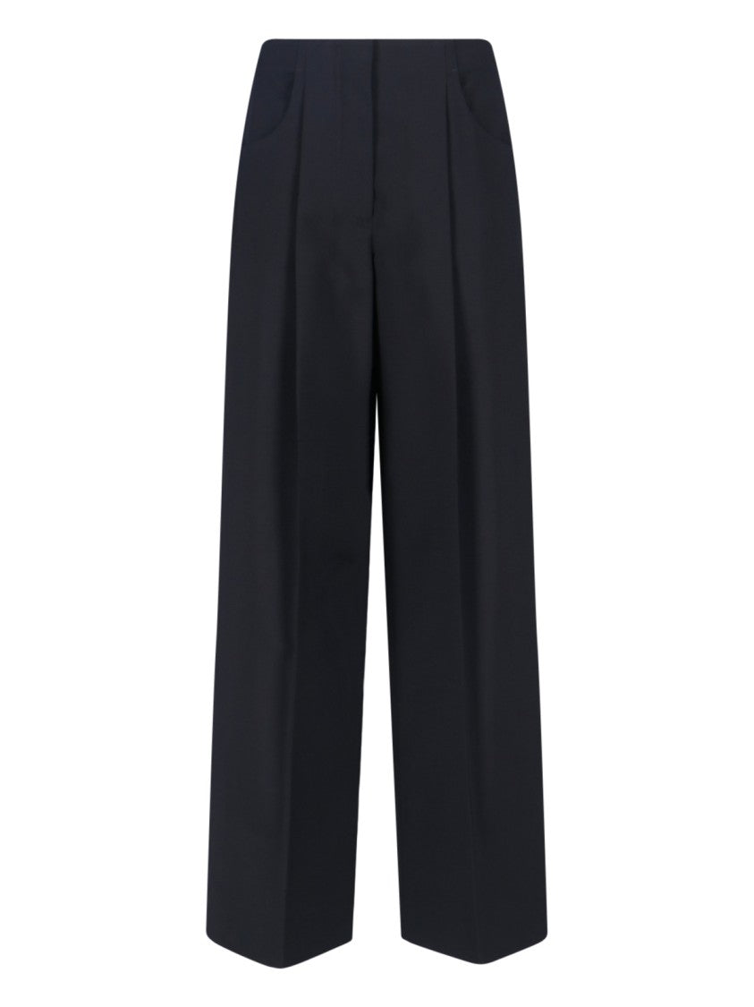 Fendi Wool And Mohair Pants – Black