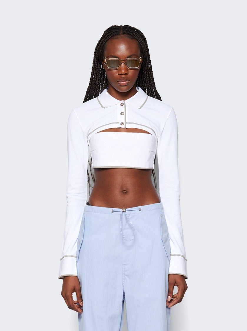 Dion Lee Shrunken Snap Polo Top