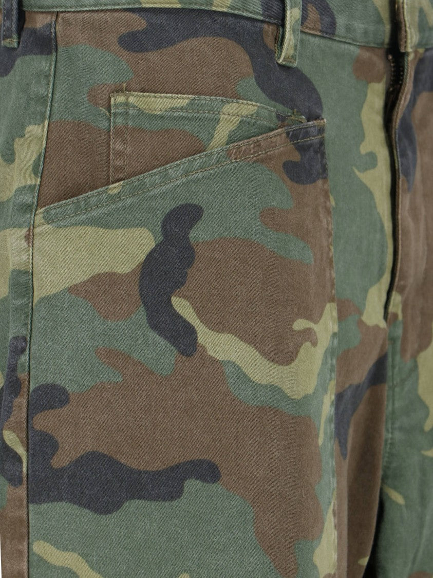 Nili Lotan Green Shon Trousers