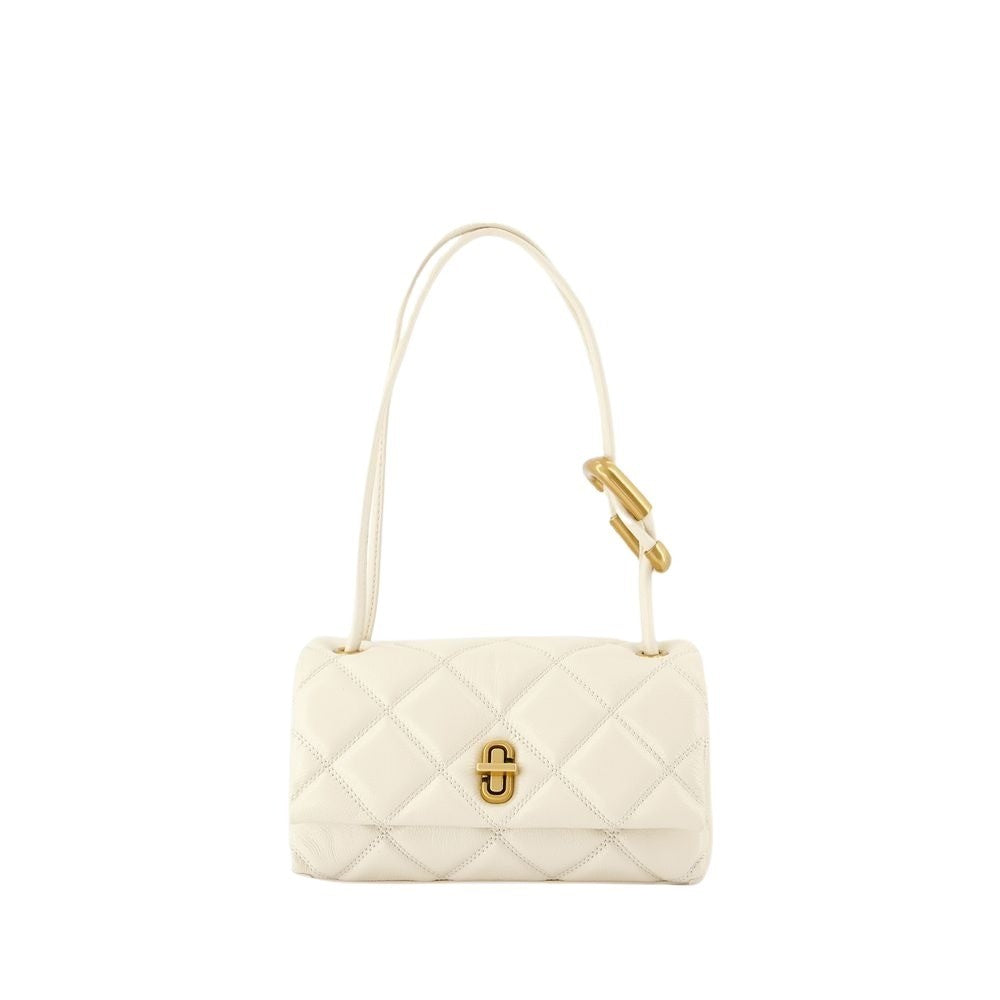 Marc Jacobs The Mini Dual Chain Shoulder Bag - Leather - White