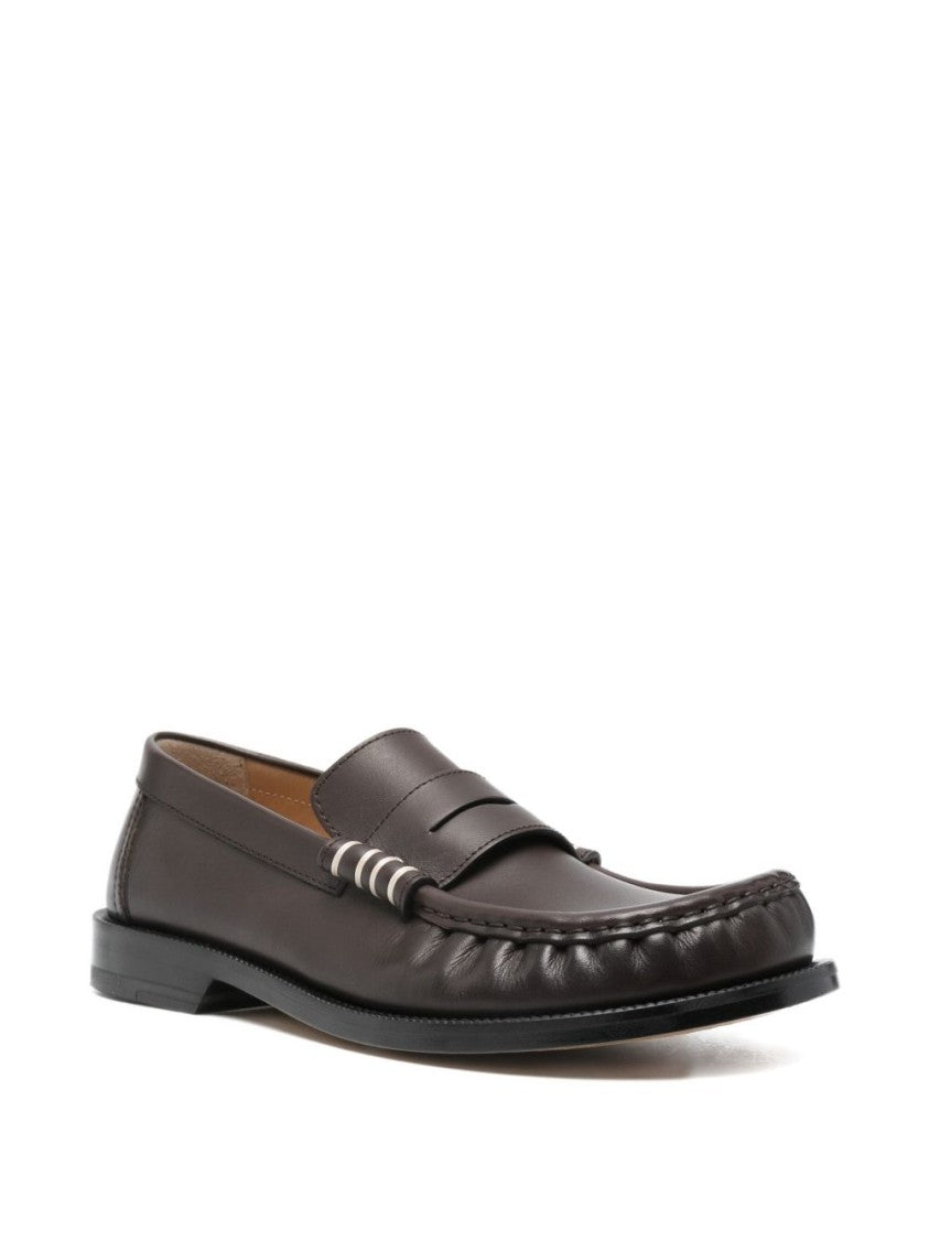J. W. Anderson Classic Moccasin-Style Silver Flats