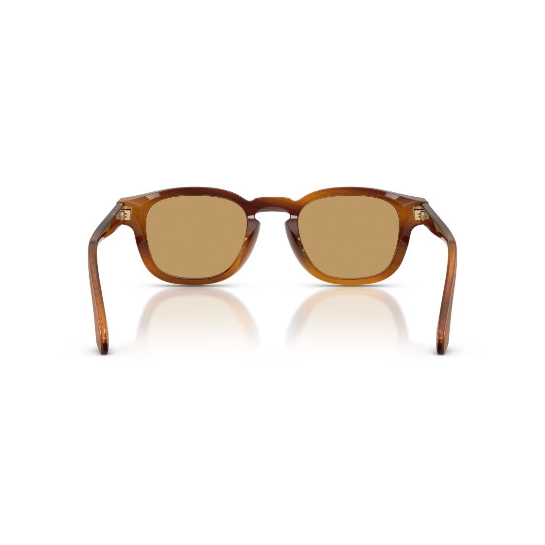 Giorgio Armani 0Ar8254u Translucent Brown Acetate Sunglasses With Rounded Square Frame