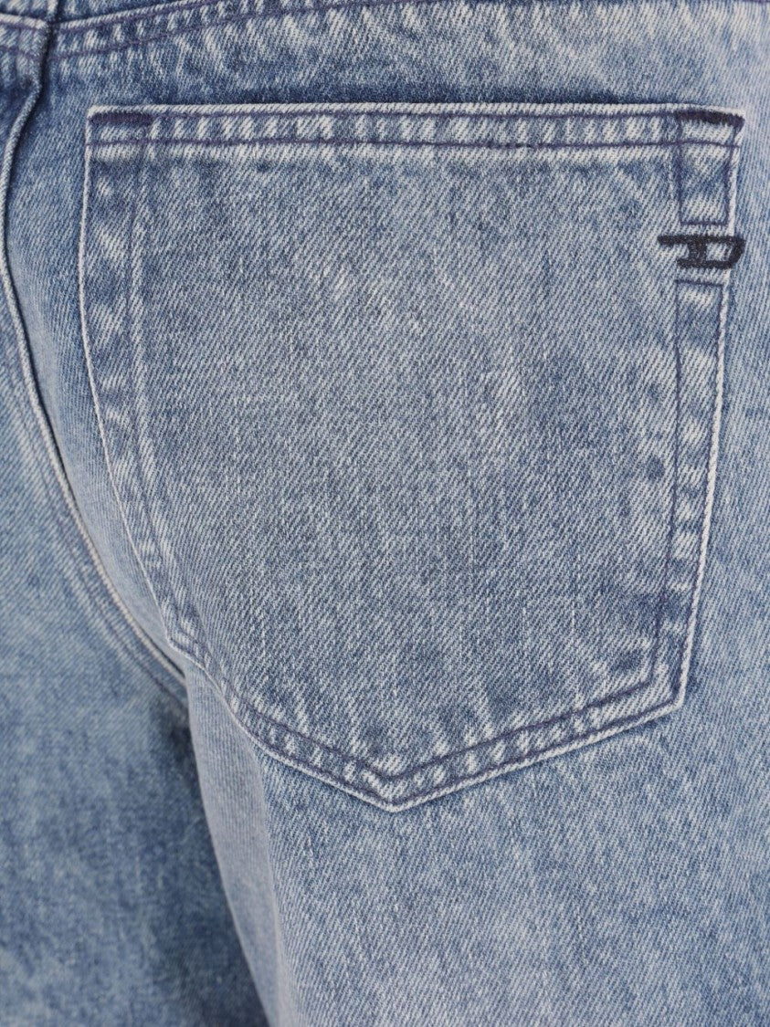 Diesel Straight-Cut Classic Denim Jeans With Subtle Stitching