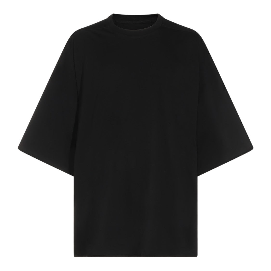 Rick Owens Oversized Black T-Shirt With Wide Elbow-Length Sleeves