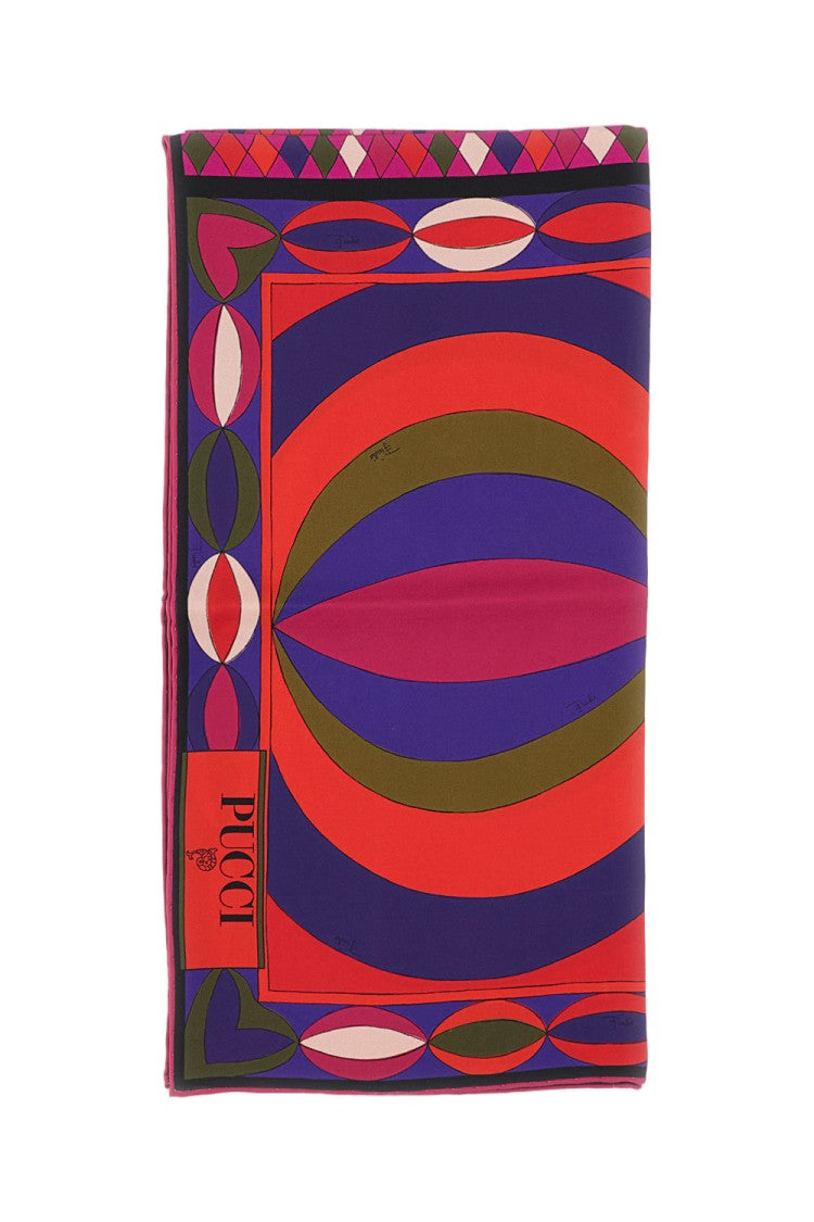 Emilio Pucci Multicolored Patterned Scarf