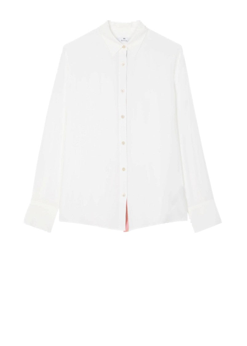 Paul Smith Cream Silk-Blend Shirt