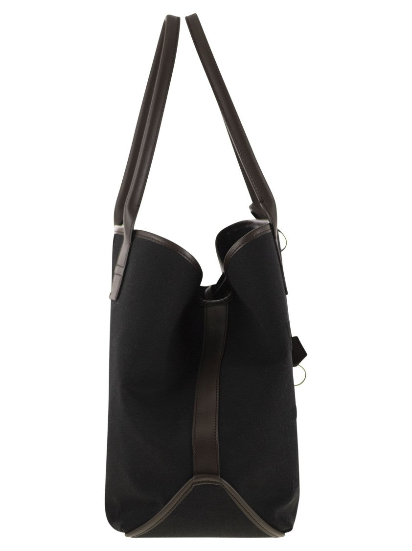 Hogan Medium Canvas Shopping Bag