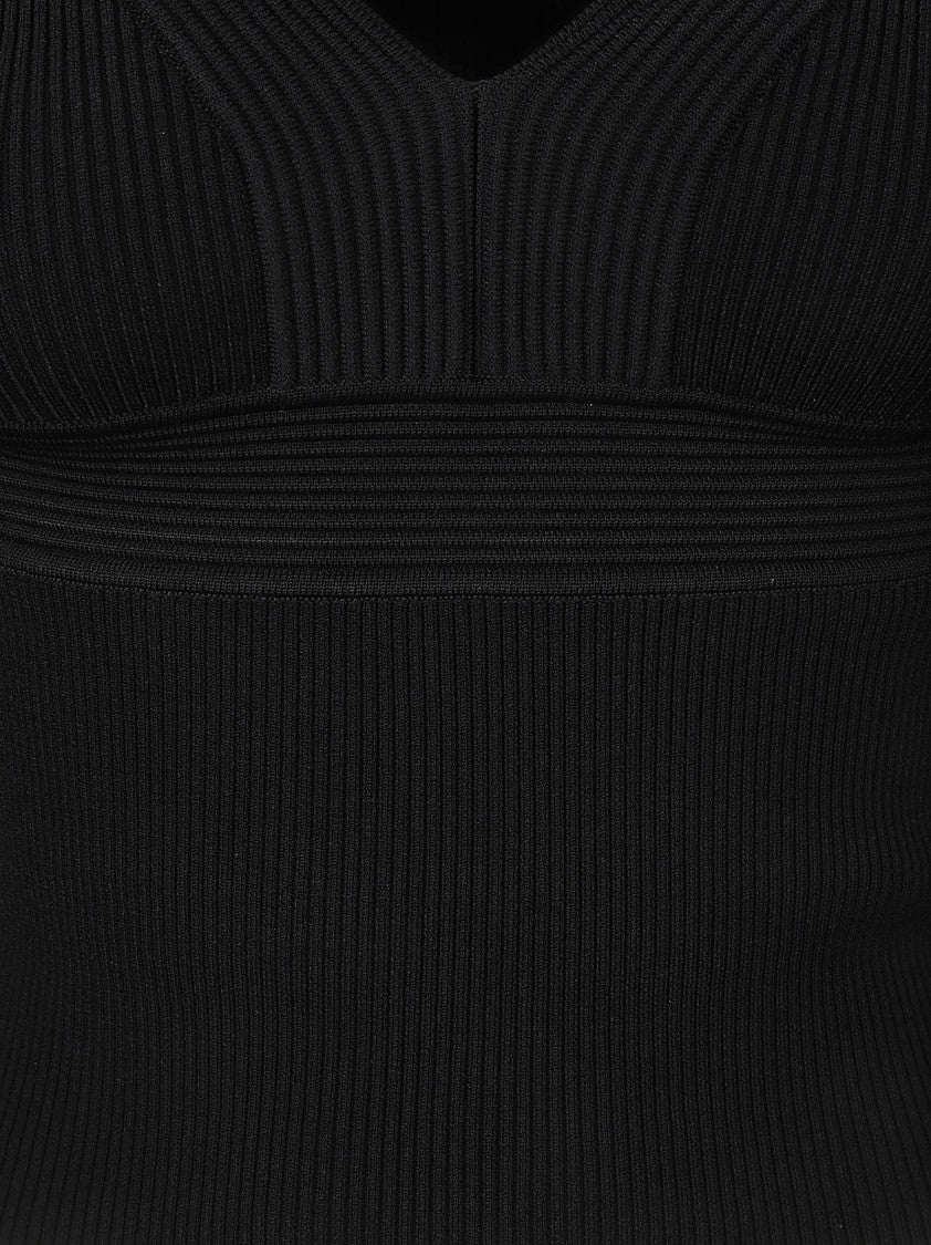 Alexander Mcqueen Minimalist Cotton Top With Round Neckline