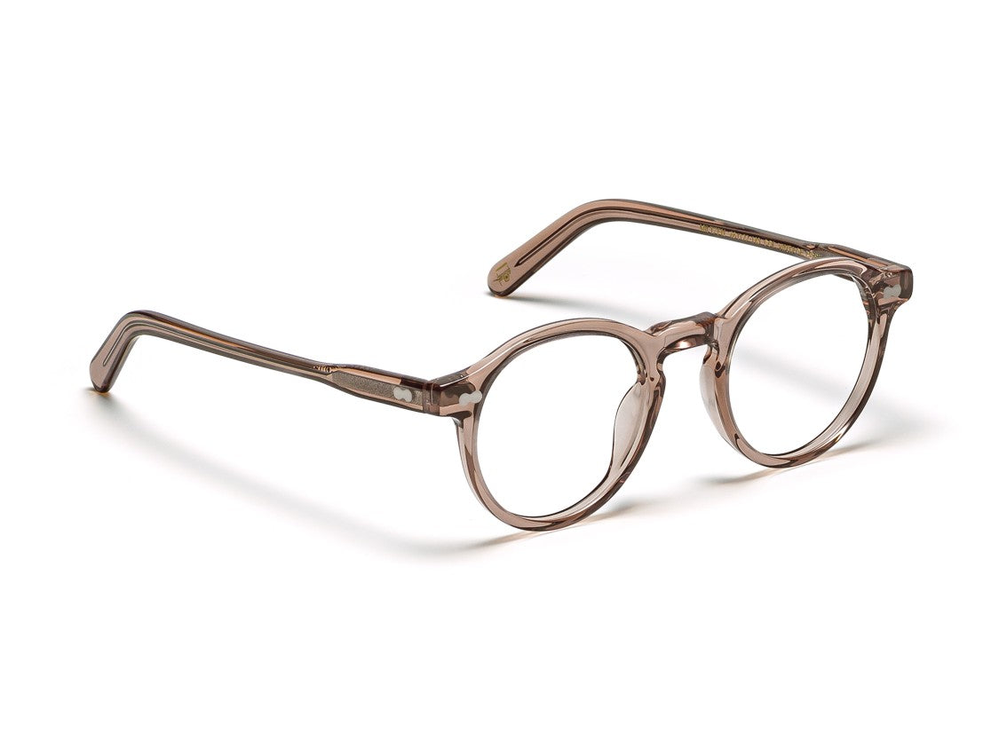 Moscot Translucent Acetate Sunglasses With Keyhole Bridge