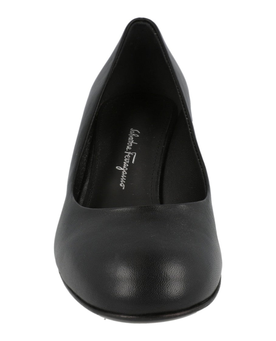 Ferragamo Farrah Mirrored Heel Pumps