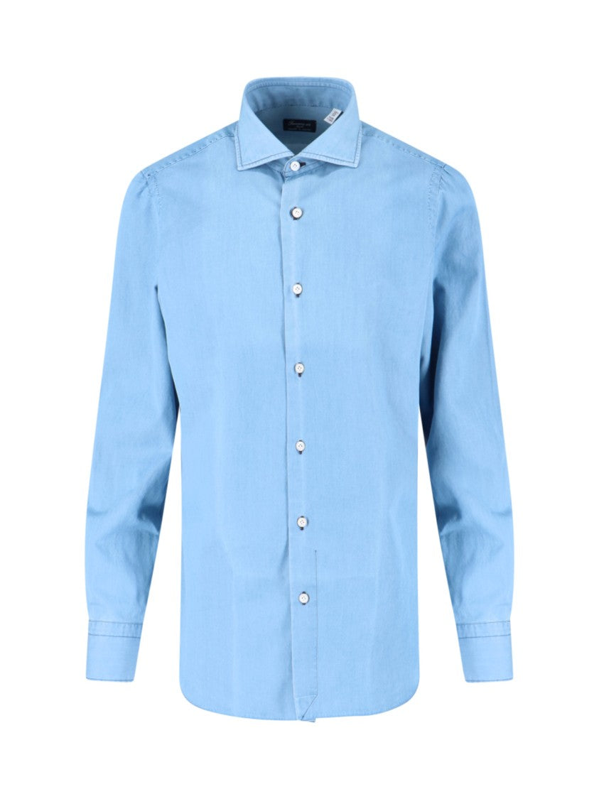 Finamore Napoli Shirt – Light Blue