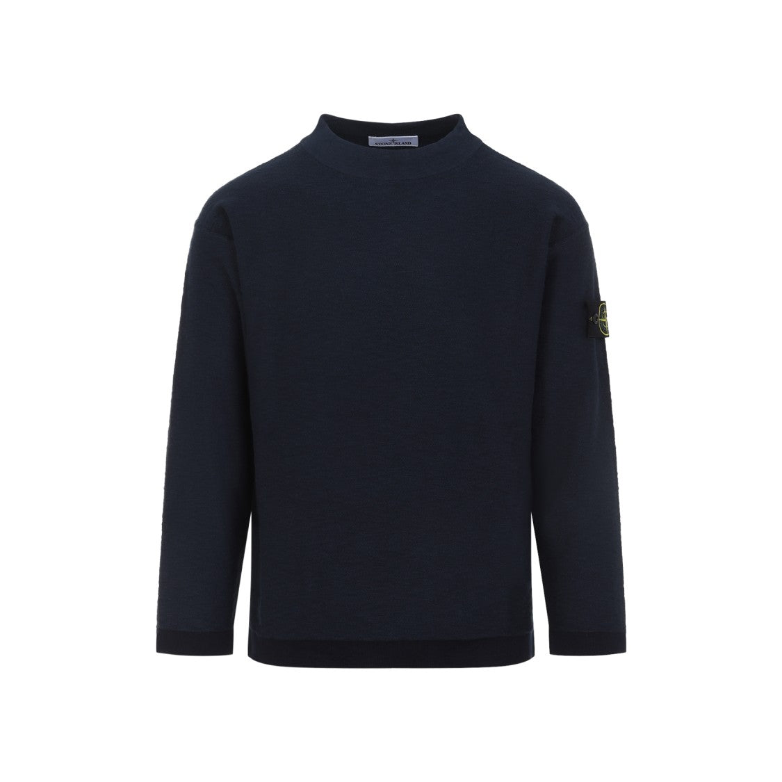 Stone Island Cotton Blend Sweater With Relaxed Fit