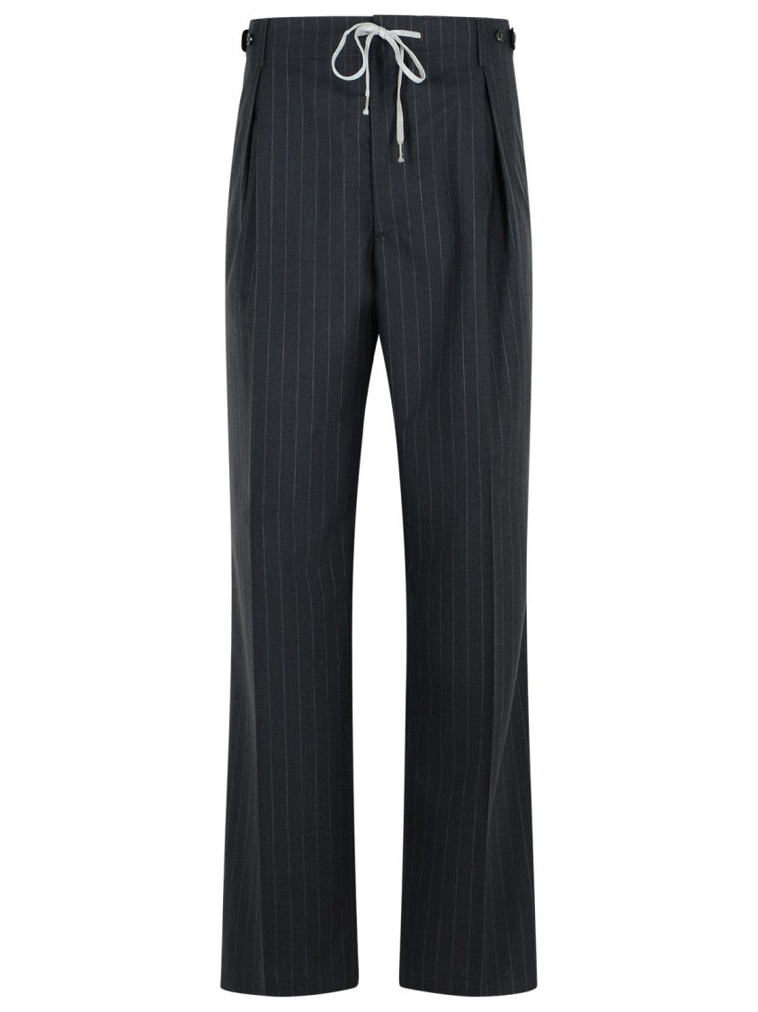 Maison Margiela Dark Grey Wool Trousers