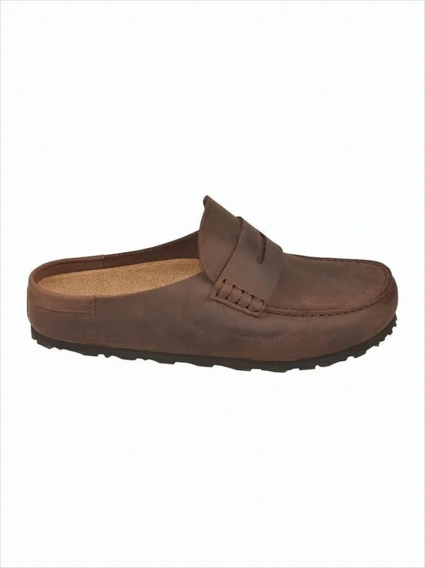 Birkenstock Nubuck Leather Penny Loafer Slippers