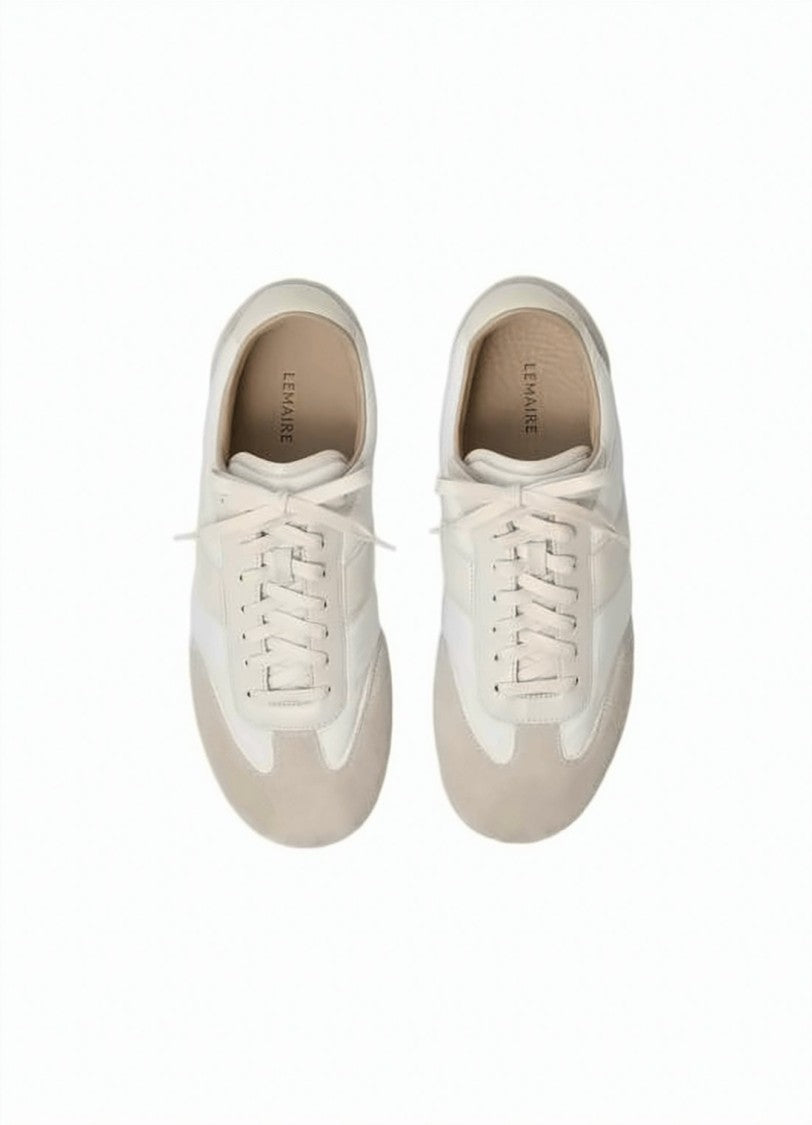 Lemaire Low-Profile Sneakers With Nylon And Suede Overlays