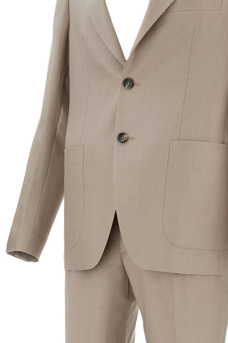Tagliatore Montecarlo Linen Single-Breasted Suit