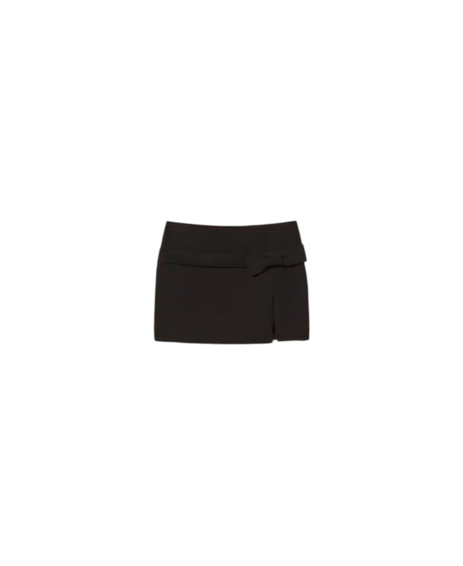 Twin-Set Fitted Crêpe Cady Miniskirt