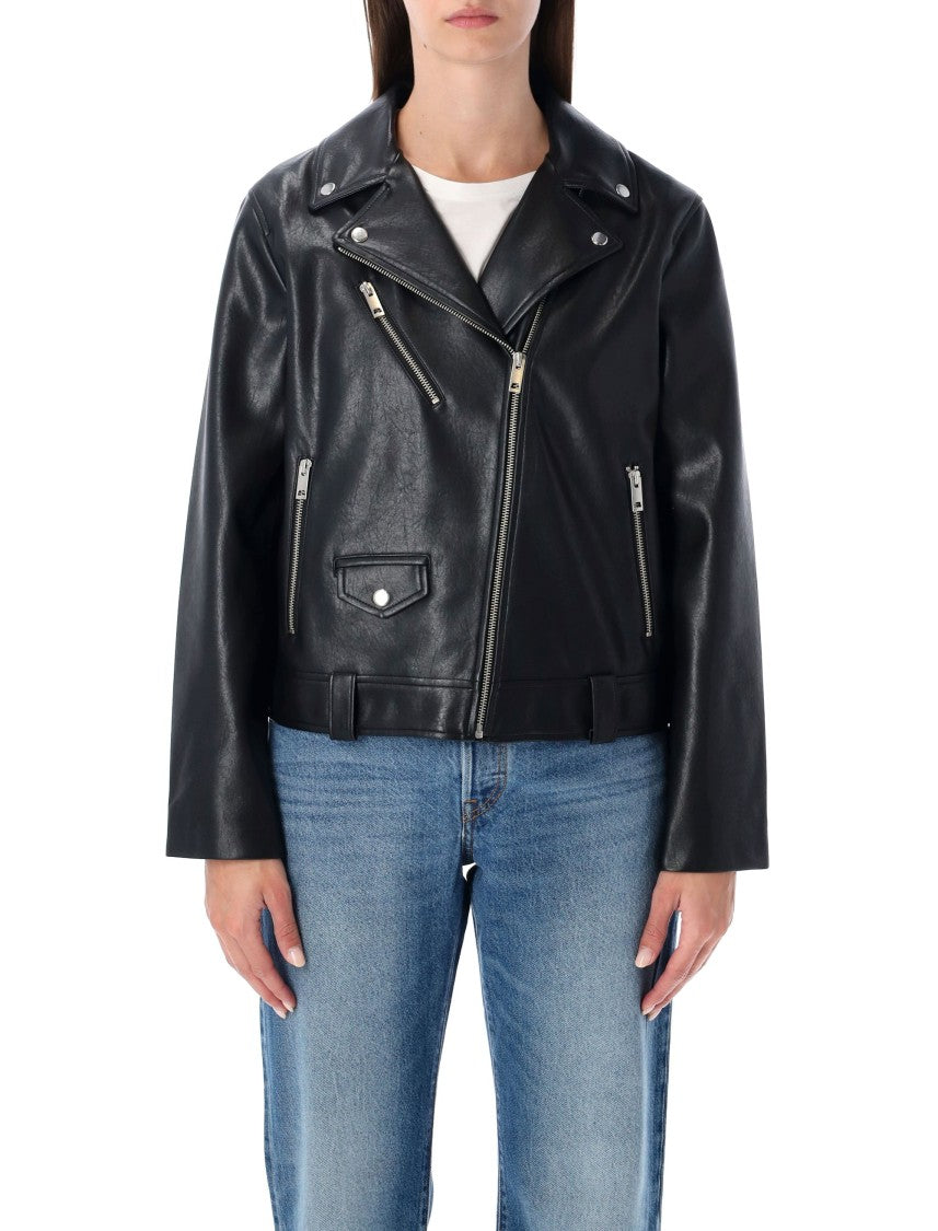 Levi's Levi’S Kendal Black Eco-Leather Moto Jacket