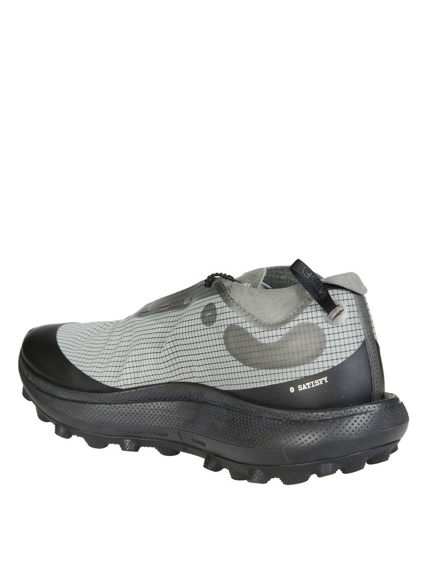 Satisfy The Rocker Mesh Sneakers With Textured Sole And Subtle Branding