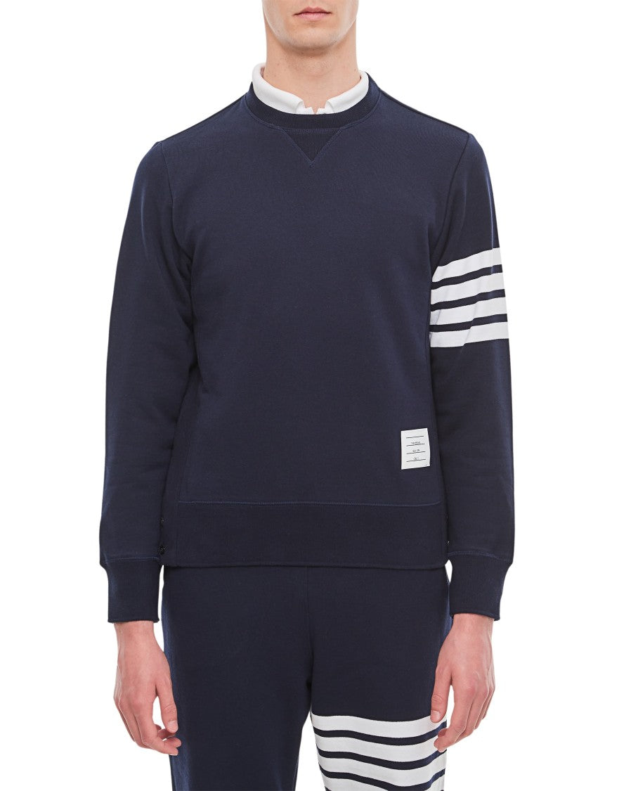 Thom Browne Classic Sweatshirt In Classic Loopback 4 Bar