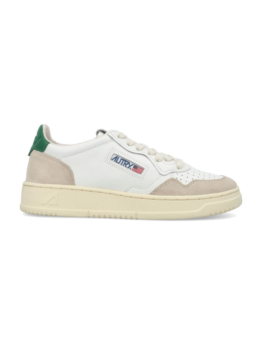 Autry Medalist Retro Suede Accent Tennis Sneakers