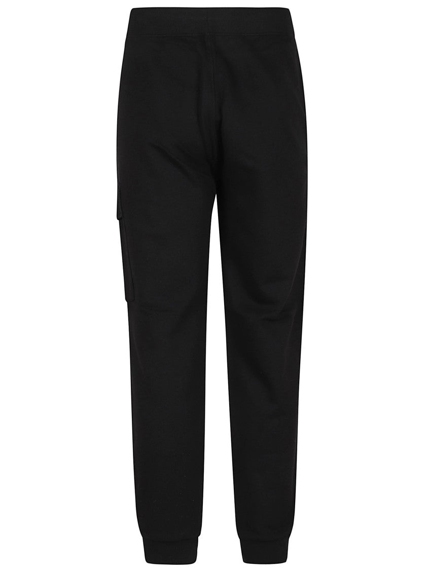 C.P. Company Fleece Cotton Sports Trousers With Lens Detail