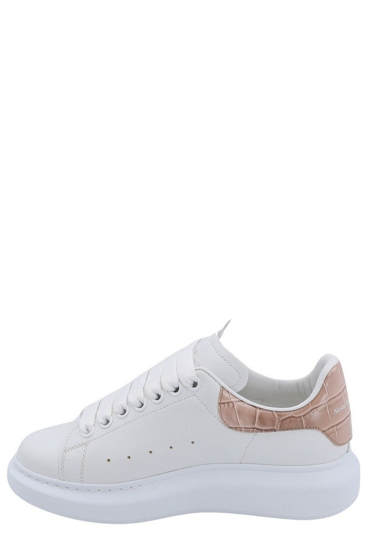 Alexander Mcqueen White Leather Sneakers