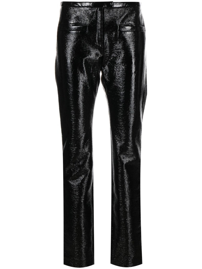 Courrèges Tube Vinyl Tailored Pants