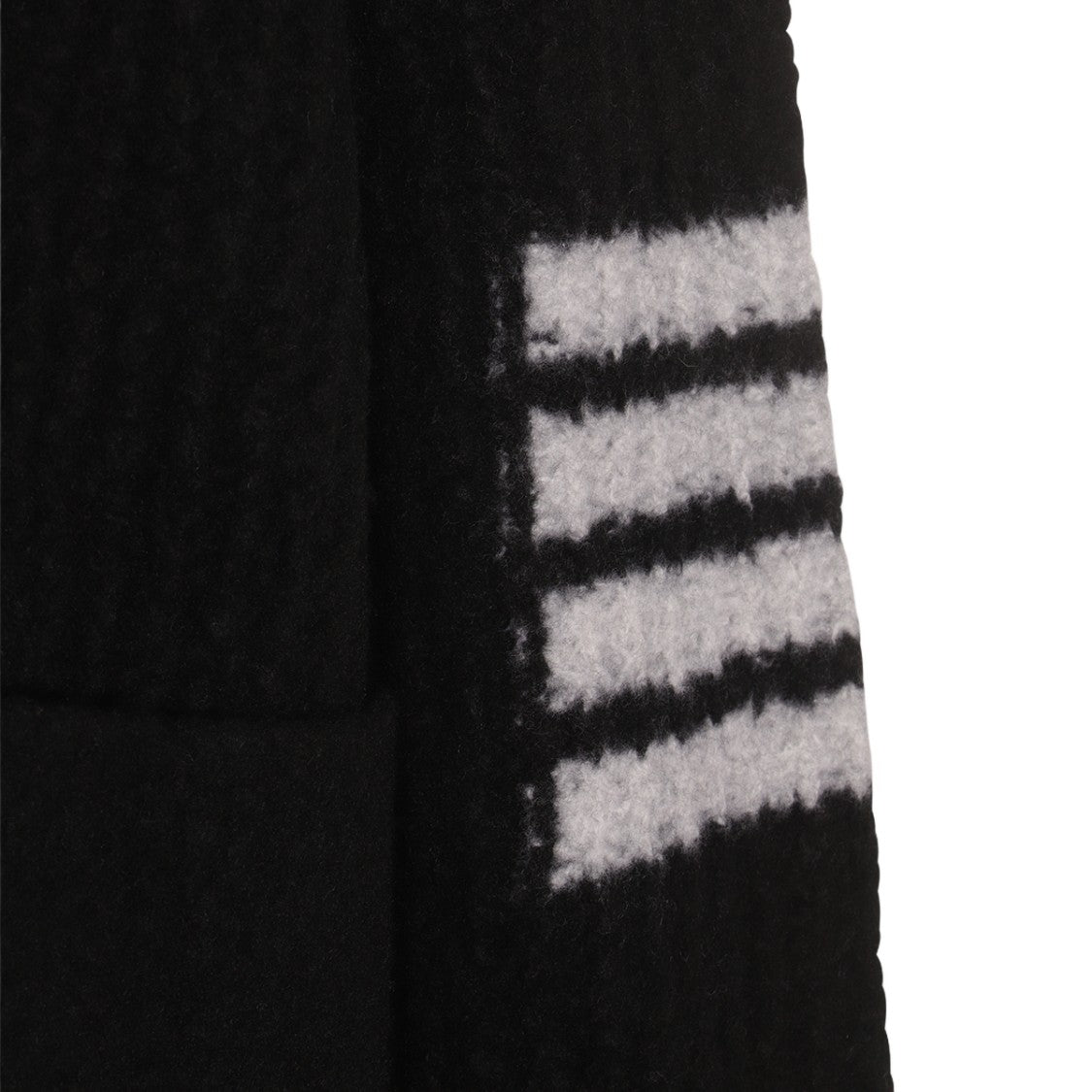 Thom Browne Cropped Textured Knit Jacket With Hood