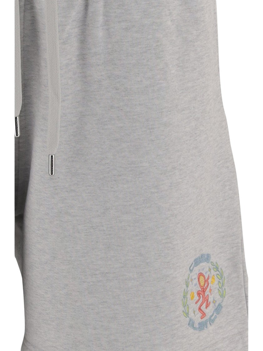 Casablanca Light Grey Shorts With Elasticated Waist