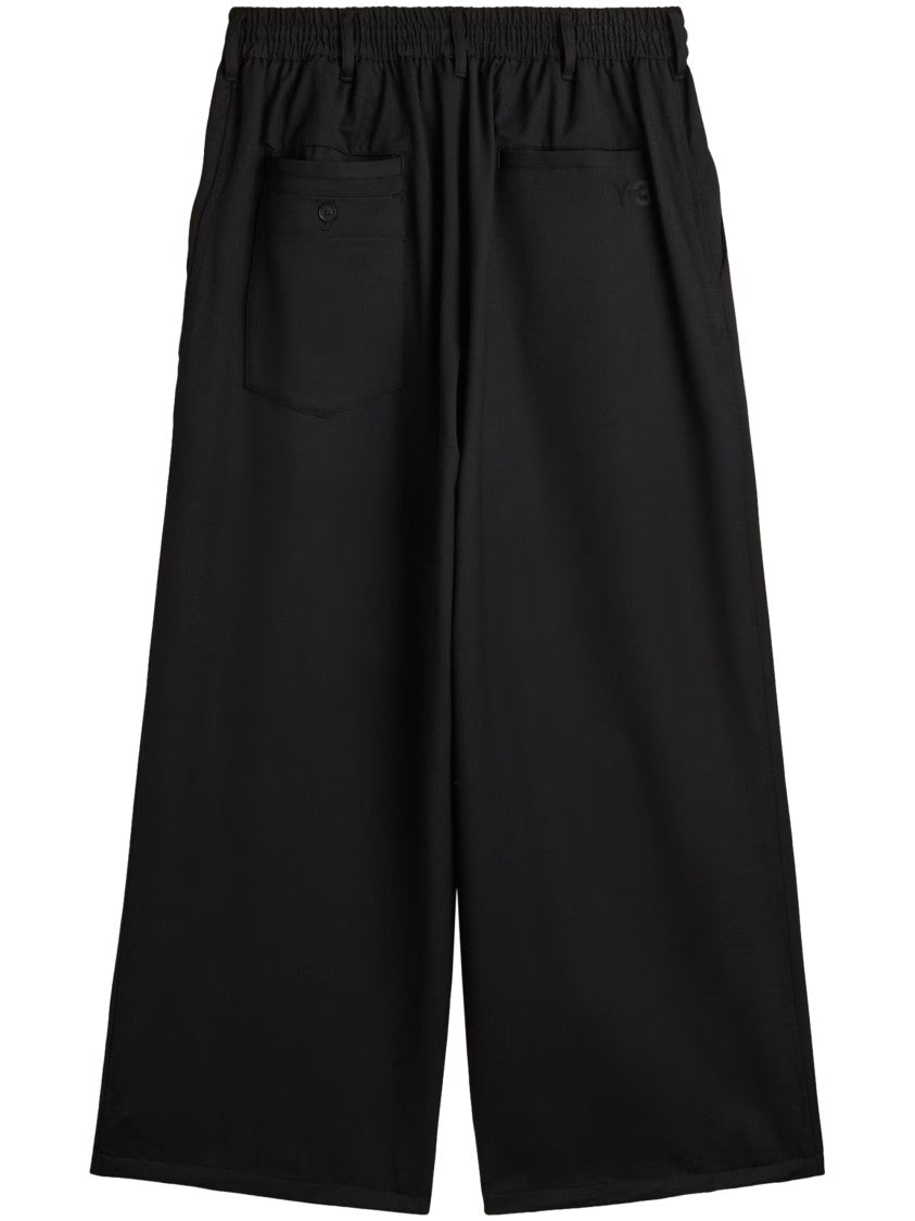 Y-3 Wl Str Pnt Relaxed Wide-Leg Pants